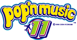 pop'n music 11ロゴ
