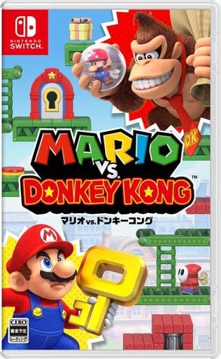 マリオ　　vs  ドンキーコングロゴ