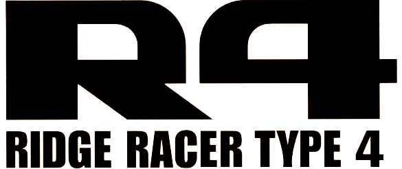 R4 -RIDGE RACER TYPE 4-ロゴ